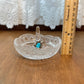 Vintage Floral Frosted Ring Holder