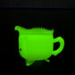 Vintage Heisey Parkersburg IA Souvenir Uranium Glass