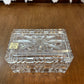 Vintage Crystal 24% Pbo Made In Poland Trinket Box