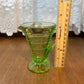 Vintage Clear Uranium Glass Creamer