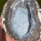 Natural Sparkling Blue Crystal Filled Geode