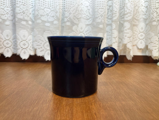 Navy Blue Fiesta Ware Coffee Mug