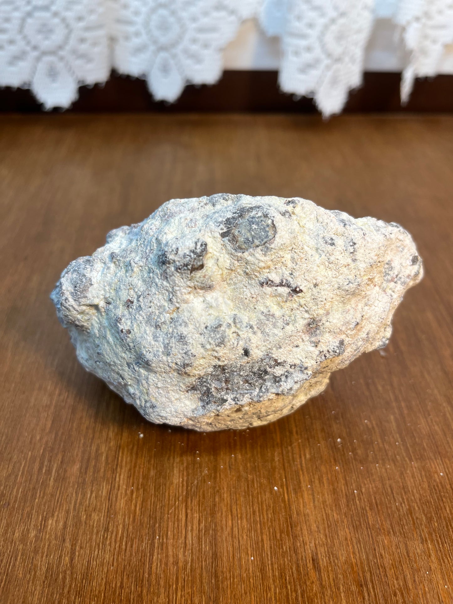 Natural Sparkling Blue Crystal Filled Geode