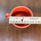 Orange RRC Lead Free Homer Laughlin Fiesta Ware Tea Cup