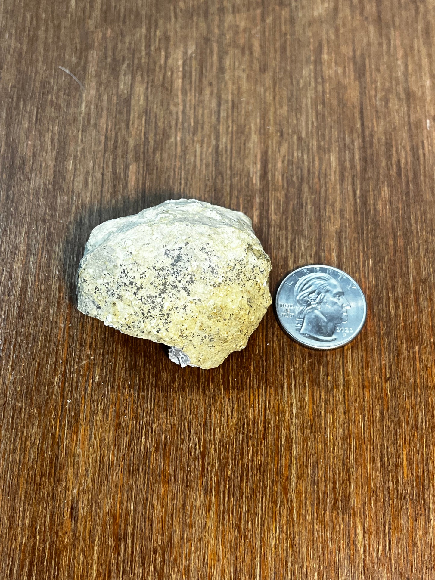 Small White & Brown Crystal Filled Geode