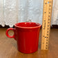 Red Fiesta Ware Coffee Mug