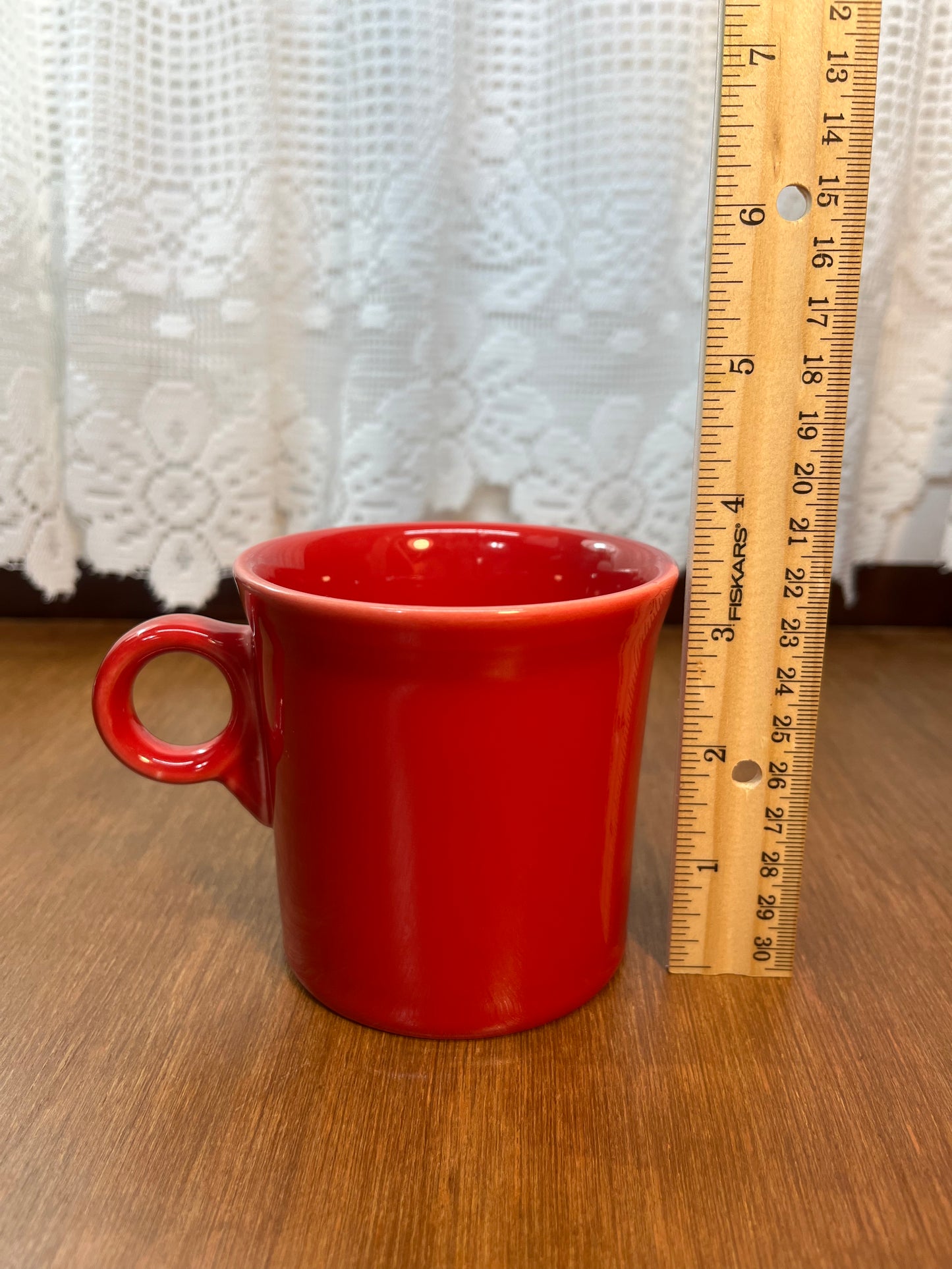 Red Fiesta Ware Coffee Mug