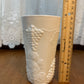 Vintage Milk Glass Grape Harvest Pattern Tumbler