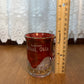 Vintage Collectible Ruby Stained Gold Rim Mutual Oklahoma Souvenir Glass