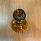 Vintage Amber L.E. Smith Moon And Star Candle Holder