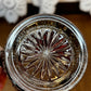 Vintage Collectible Ruby Stained Gold Rim Mutual Oklahoma Souvenir Glass