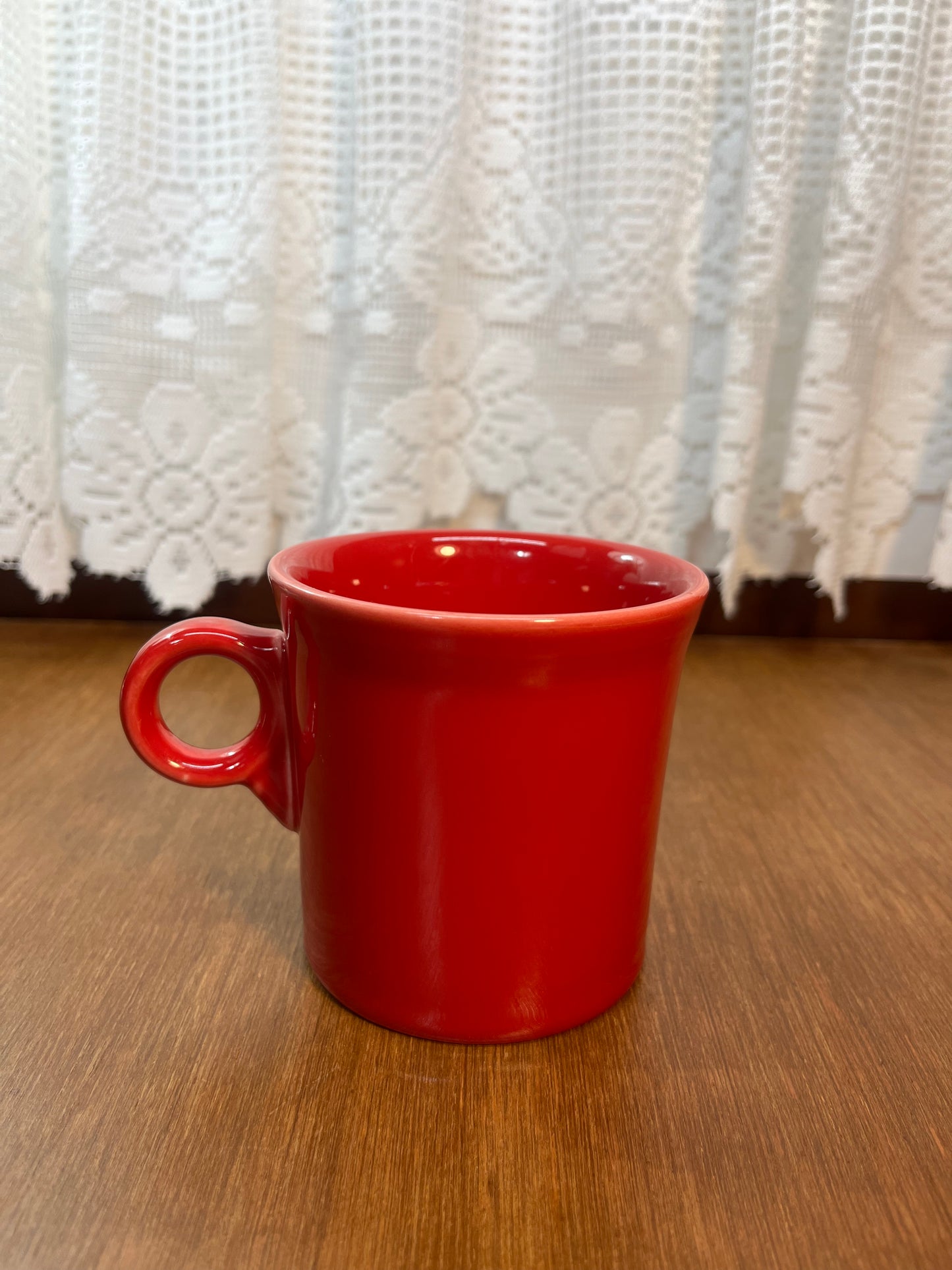 Red Fiesta Ware Coffee Mug