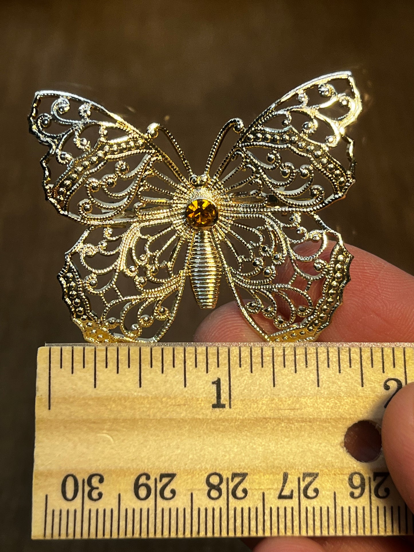 Vintage Delicate Made In Germany Butterfly Brooch