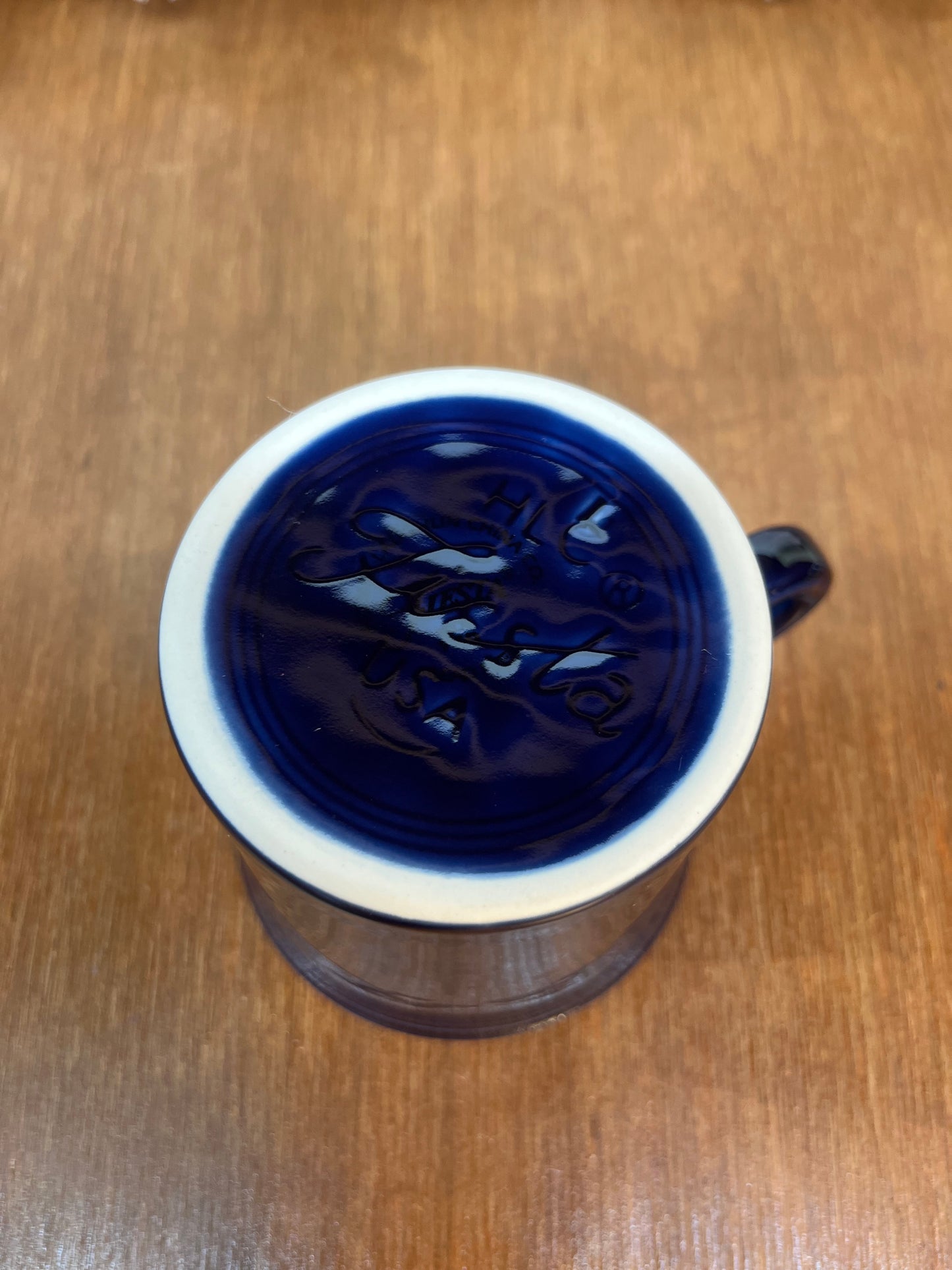 Navy Blue Lead Free Fiesta Ware Coffee Mug