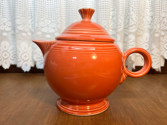 Vintage Persimmon Fiesta Ware Pitcher