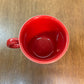 Red Fiesta Ware Coffee Mug