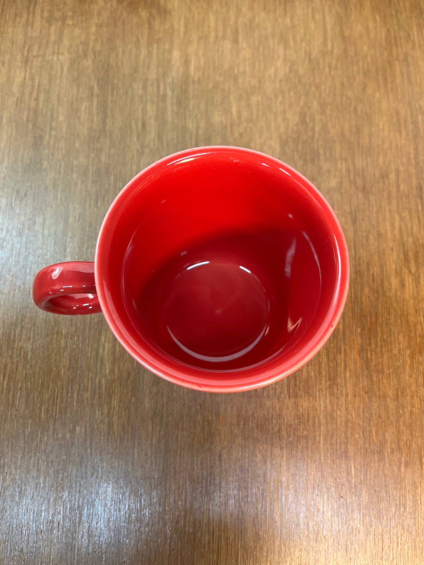 Red Fiesta Ware Coffee Mug