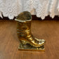 Brass Cowboy Boot