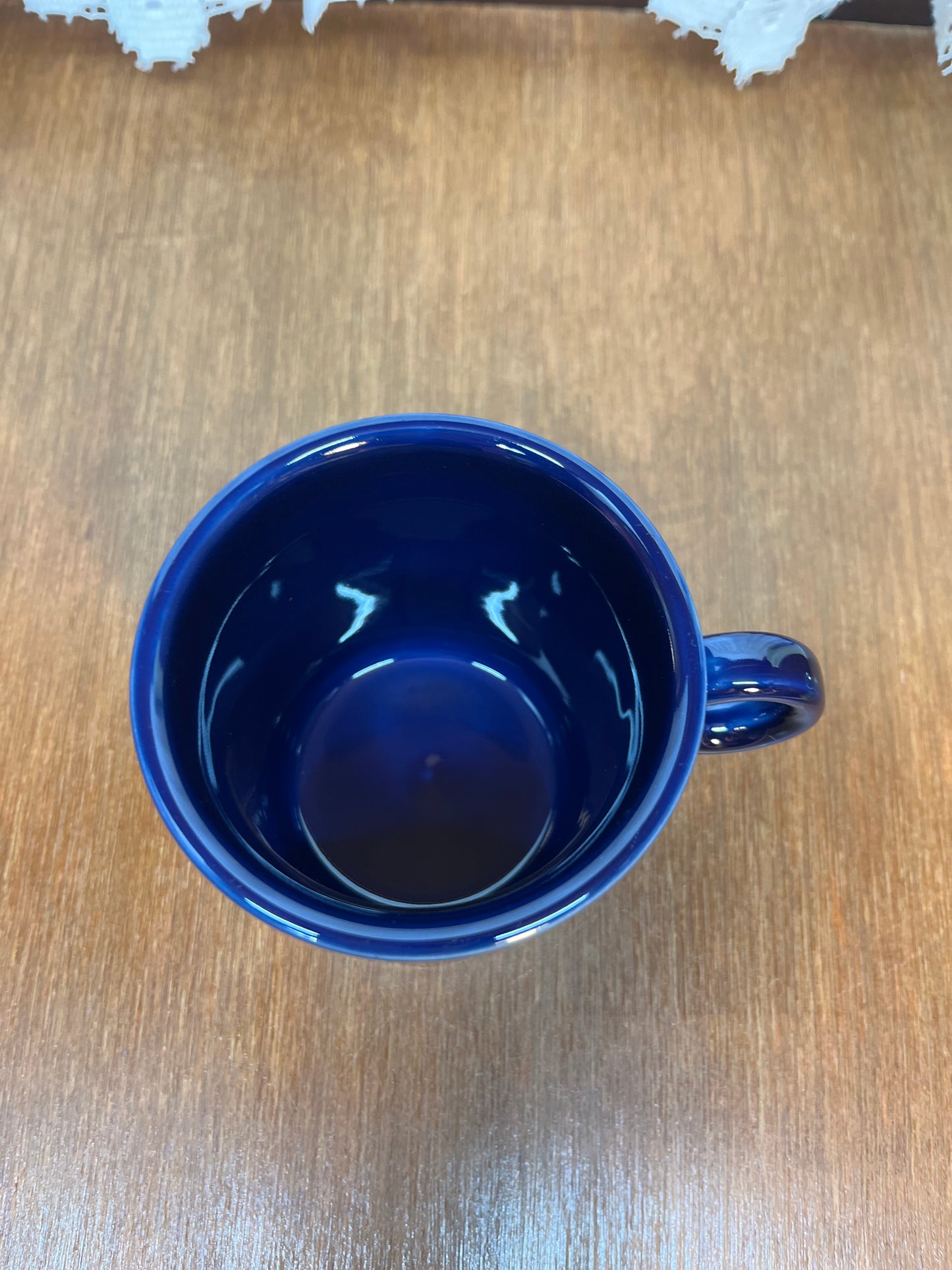 Navy Blue Fiesta Ware Coffee Mug