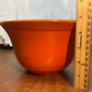 Vintage Hall Radiant Ware Atomic Orange Mixing Bowl