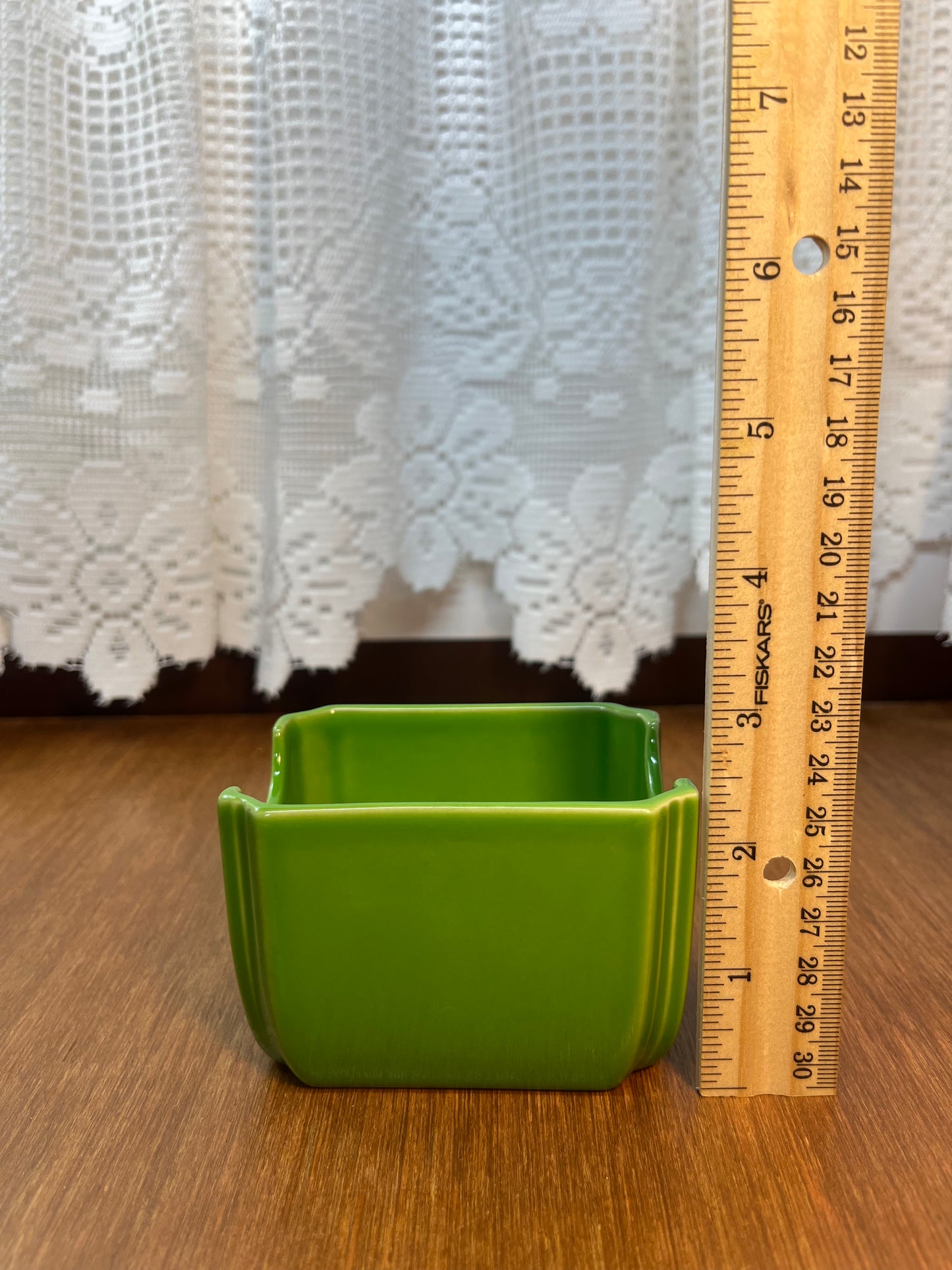 Shamrock Green Sugar Packet Fiesta Ware Caddy