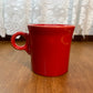 Red Fiesta Ware Coffee Mug