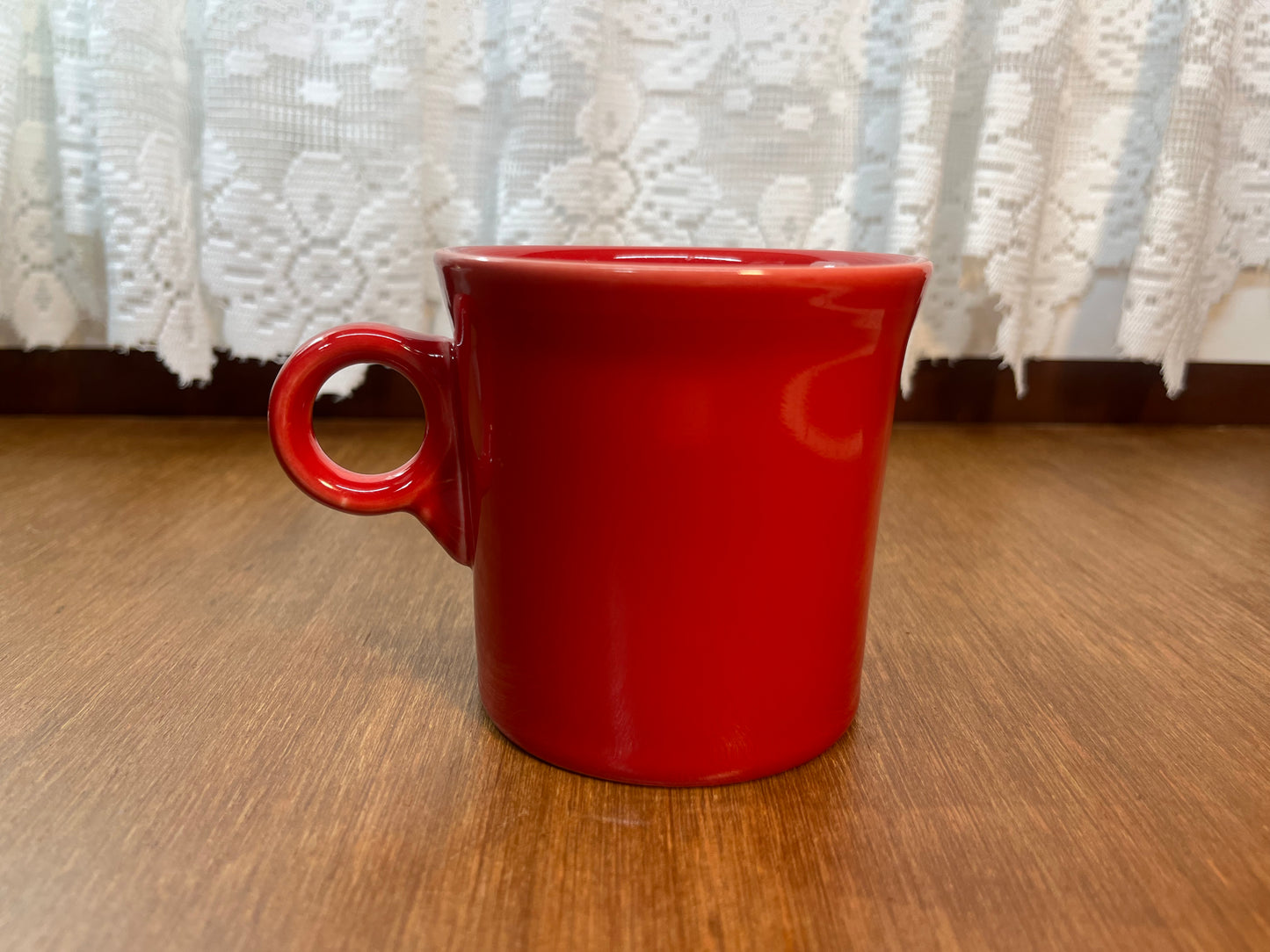 Red Fiesta Ware Coffee Mug