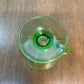 Vintage Uranium Glass Cream And Sugar Set