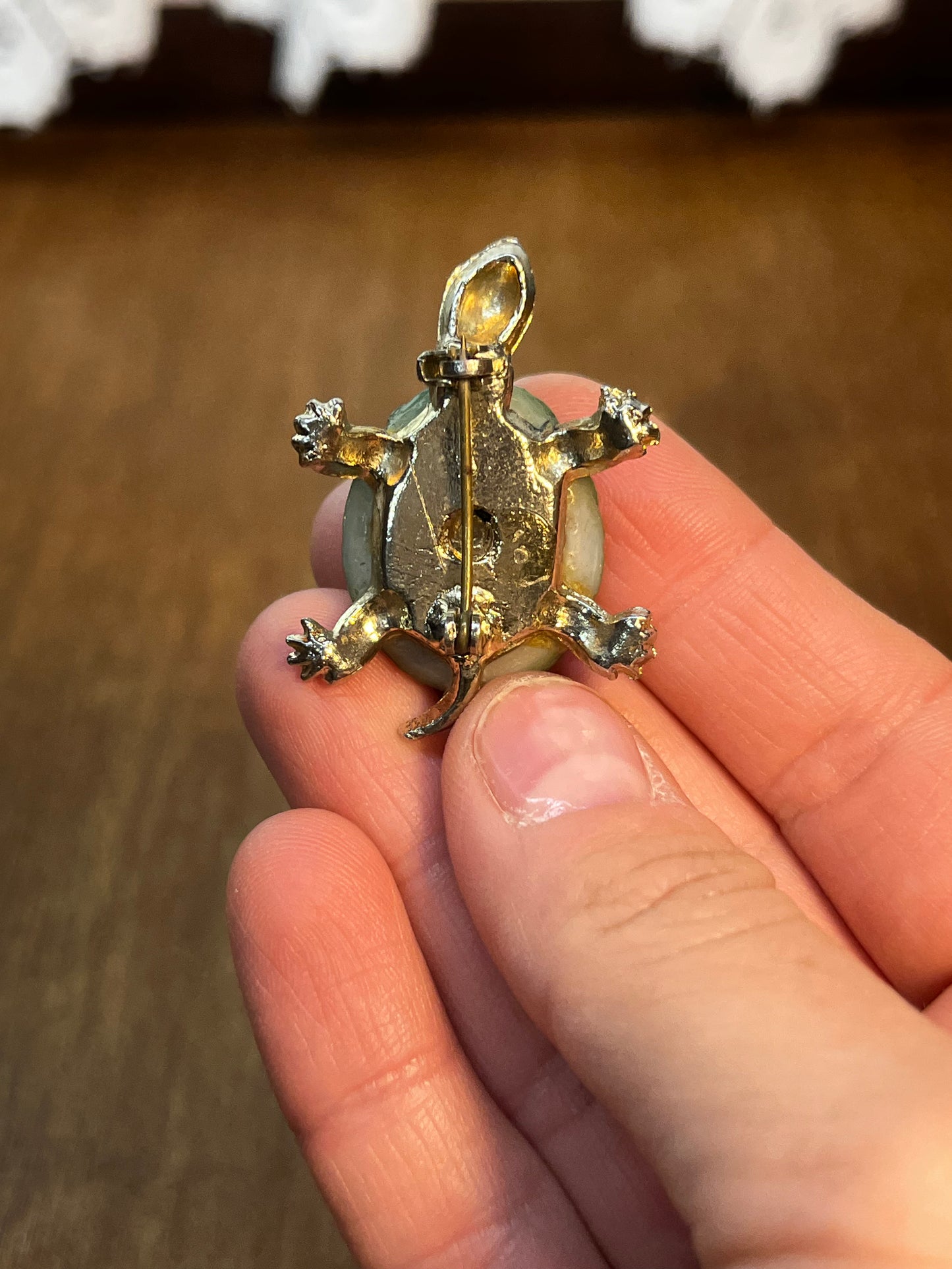 Small Turtle Brooch is