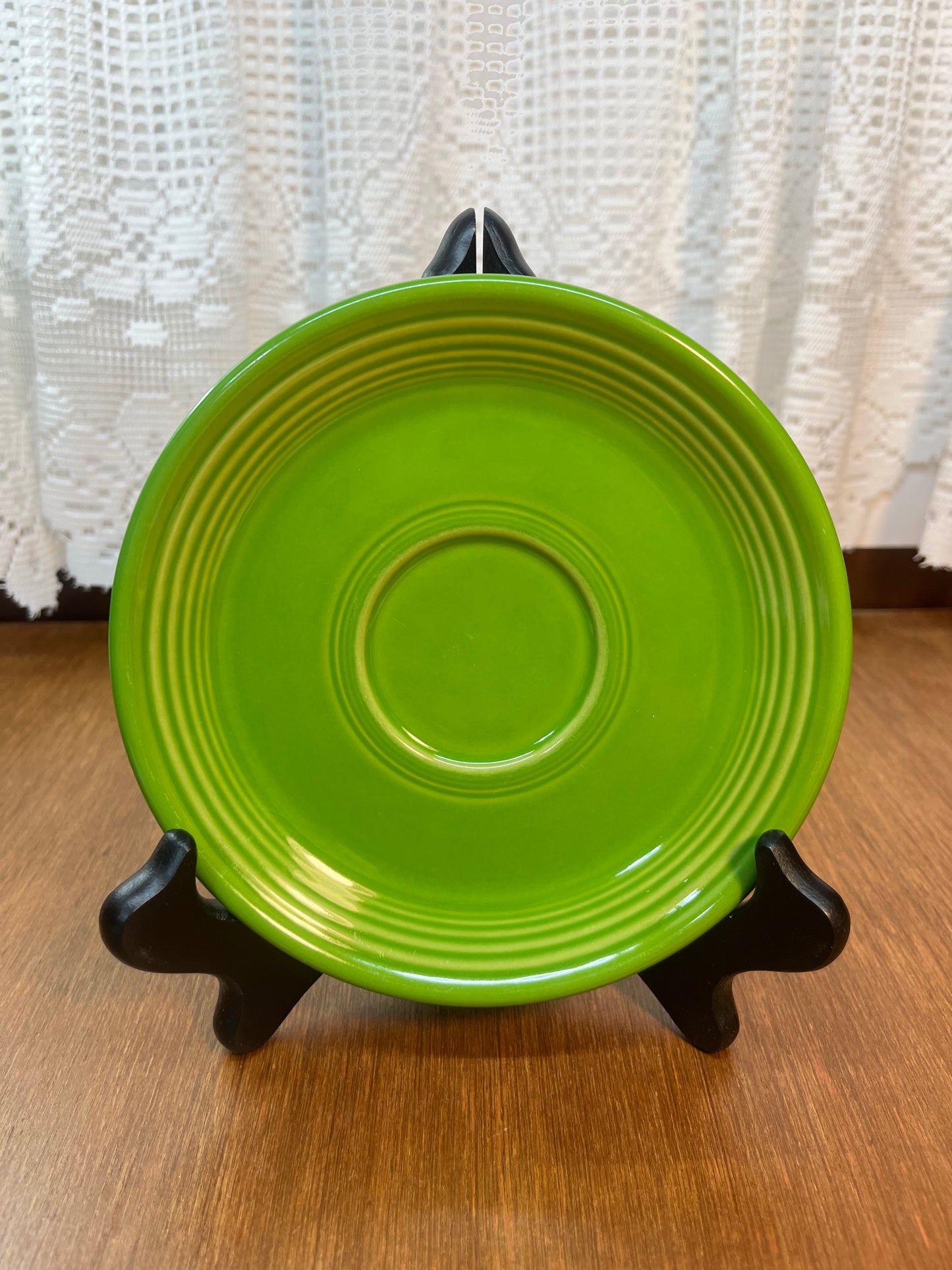 Shamrock Green RRC Lead Free Homer Laughlin Fiesta Ware Tea Plate