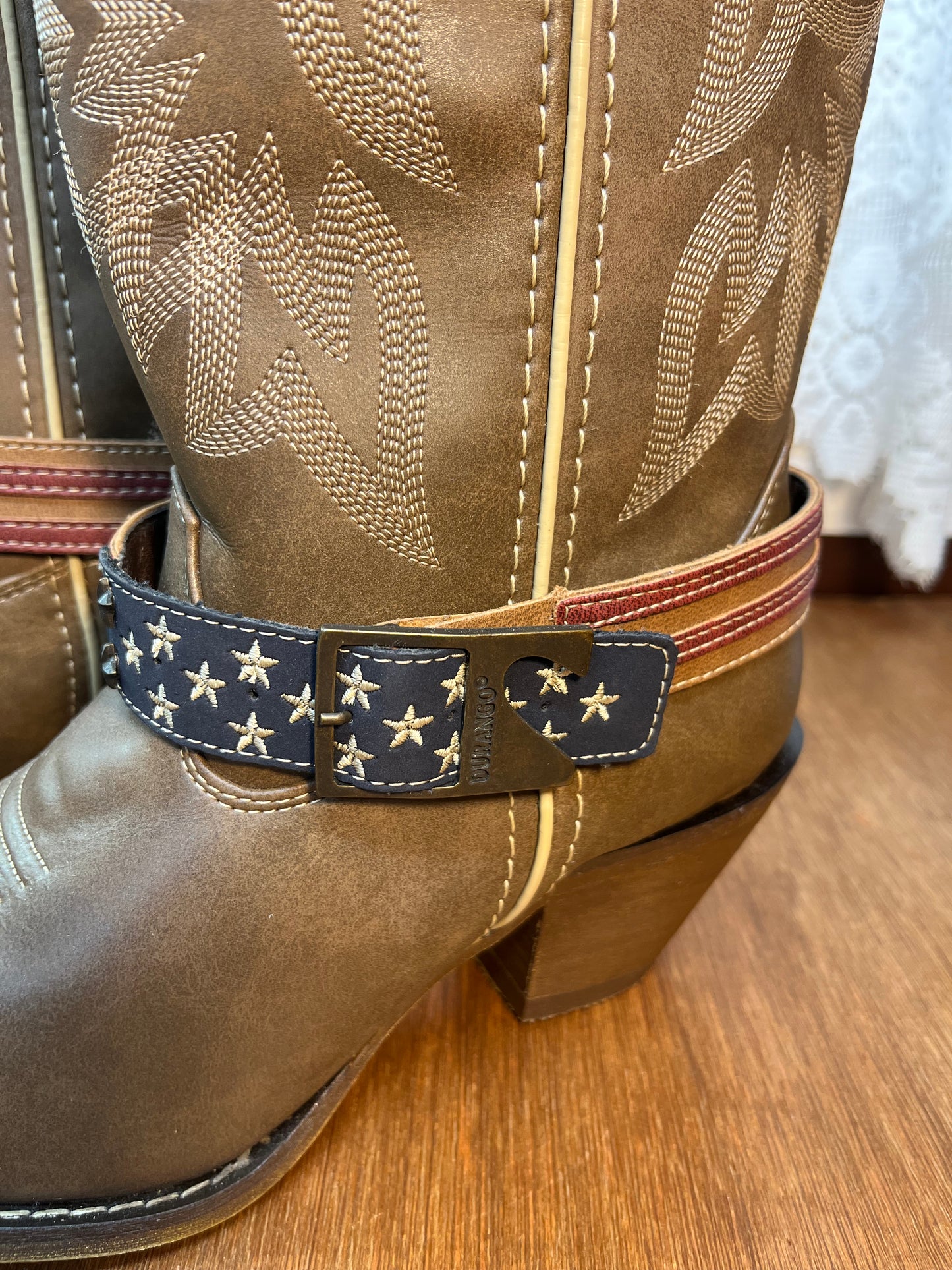 Snip Toe American Flag Design Durango Women’s Boots