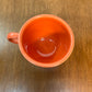 Orange RRC Lead Free Homer Laughlin Fiesta Ware Tea Cup