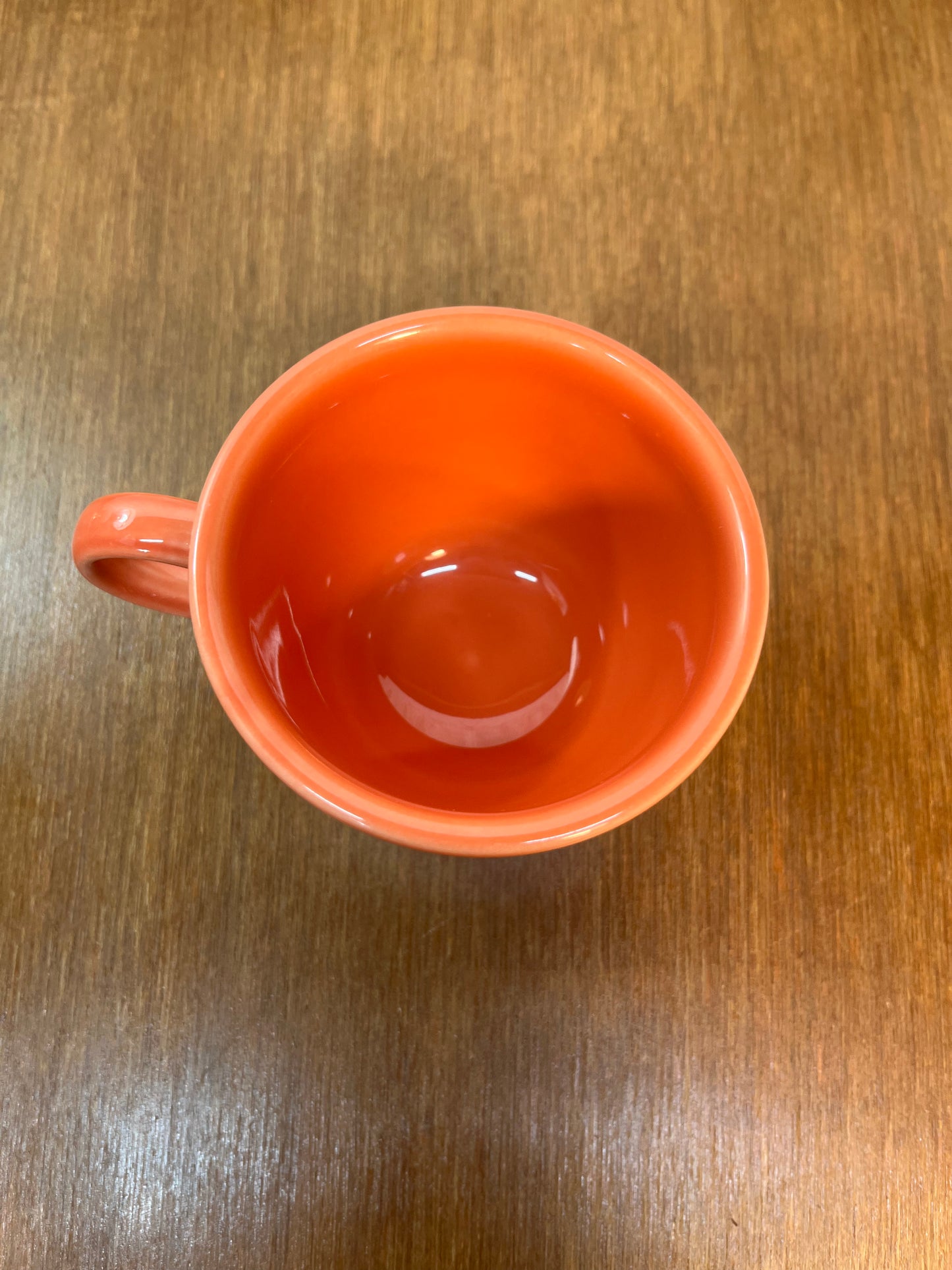 Orange RRC Lead Free Homer Laughlin Fiesta Ware Tea Cup