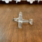 Collectible Clear Airplane Figurine