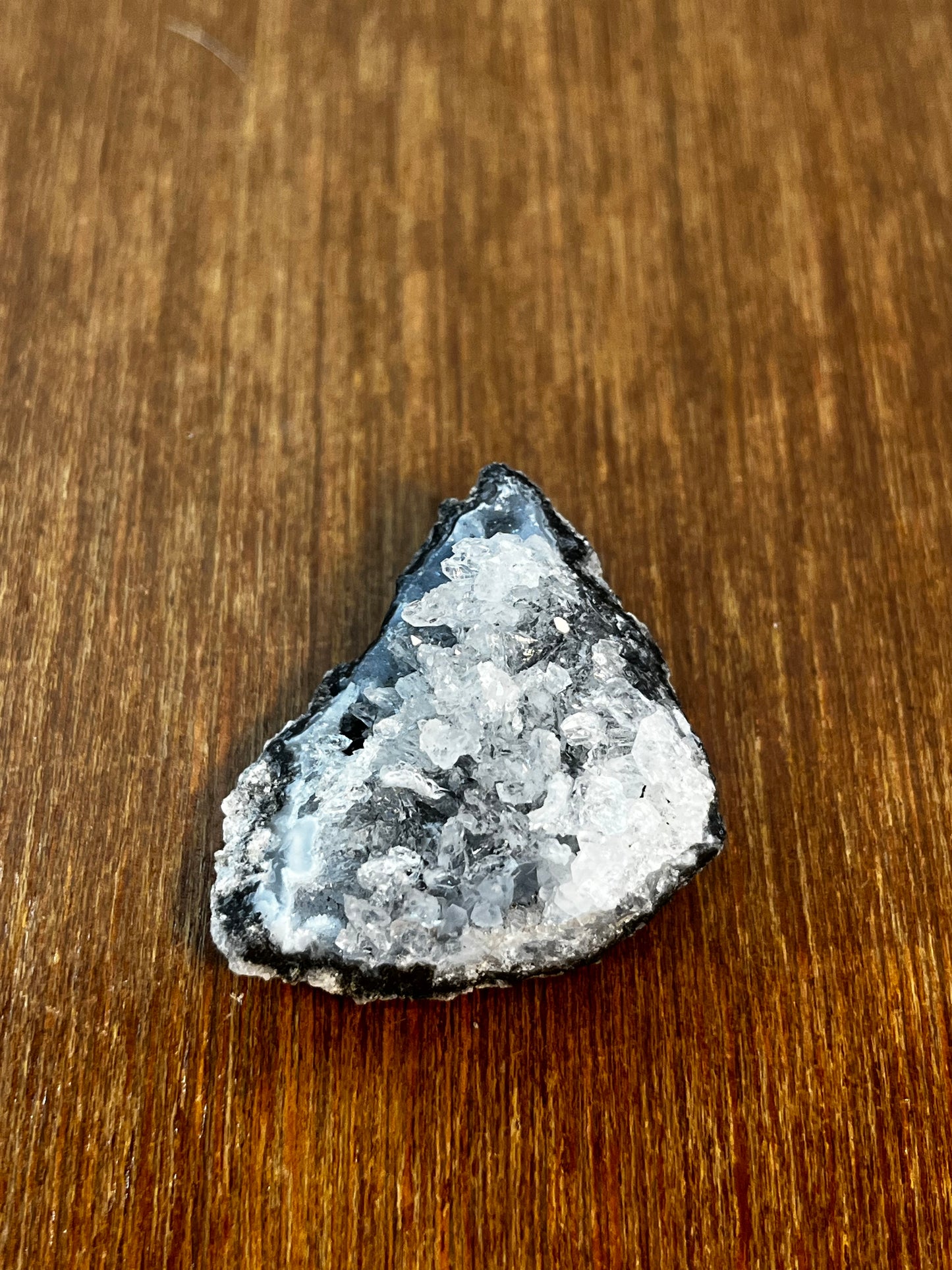 Small Gray Crystal Geode