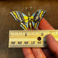 Vintage Mechanical Butterfly Brooch