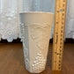 Vintage Milk Glass Grape Harvest Pattern Tumbler