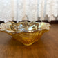 Vintage Iridescent Carnival Grape Glass Trinket