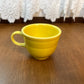 Yellow RRC Lead Free Homer Laughlin Fiesta Ware Tea Cup