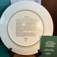 Vintage Collectible Colonial Wreath Series Limited Edition Lenox 1991 Decorative Plate