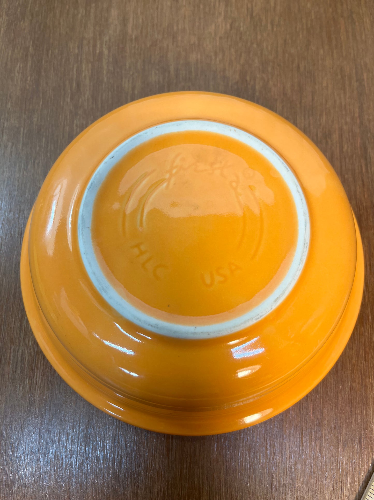 Orange HLC Fiesta Ware Bowl