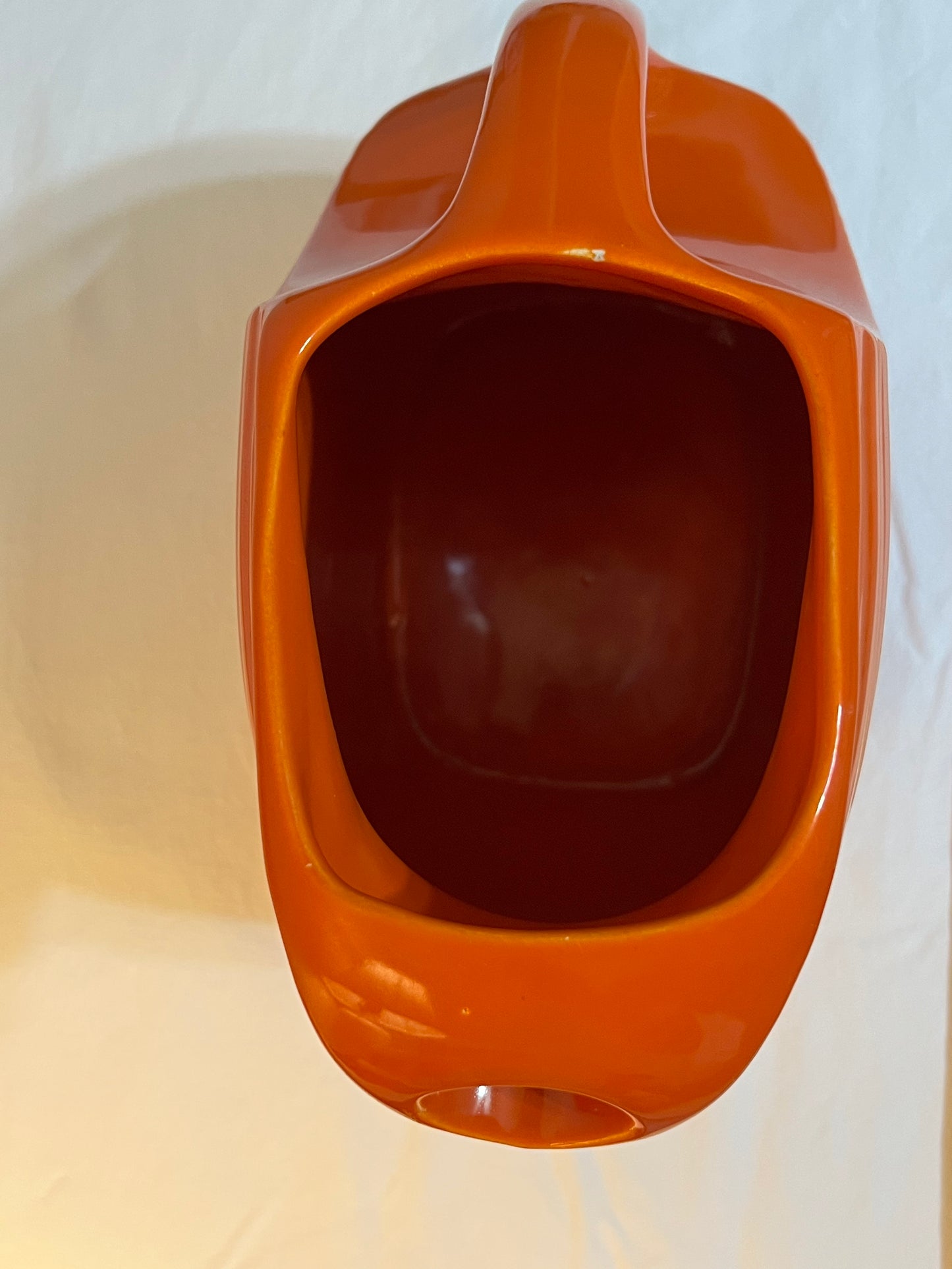 Vintage Persimmon Fiestaware Atomic Orange Pitcher
