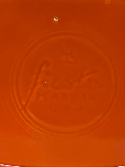 Vintage Persimmon Fiestaware Atomic Orange Pitcher