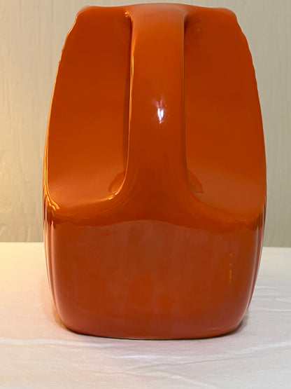 Vintage Persimmon Fiestaware Atomic Orange Pitcher