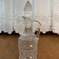 Vintage Clear Diamond Oil/Vinegar Cruet Bottle