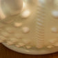 Vintage Milk Glass Fenton Hobnail Basket