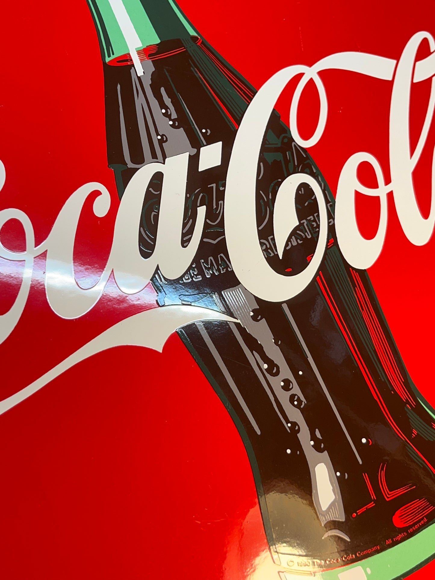 Logo Enamel Coca Cola Sign/Decor