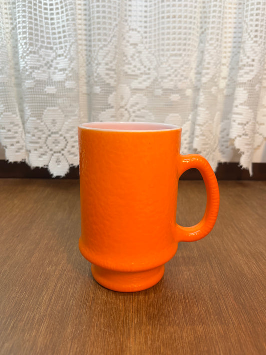 Vintage Orange Fire King Mug