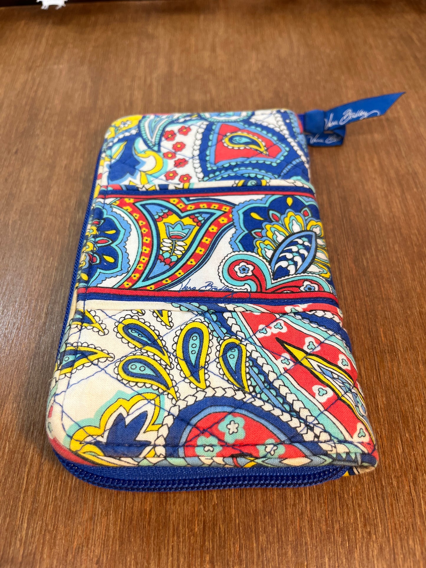 Bright & Colorful Vera Bradley Marina Paisley Shoulder Bag & Wallet