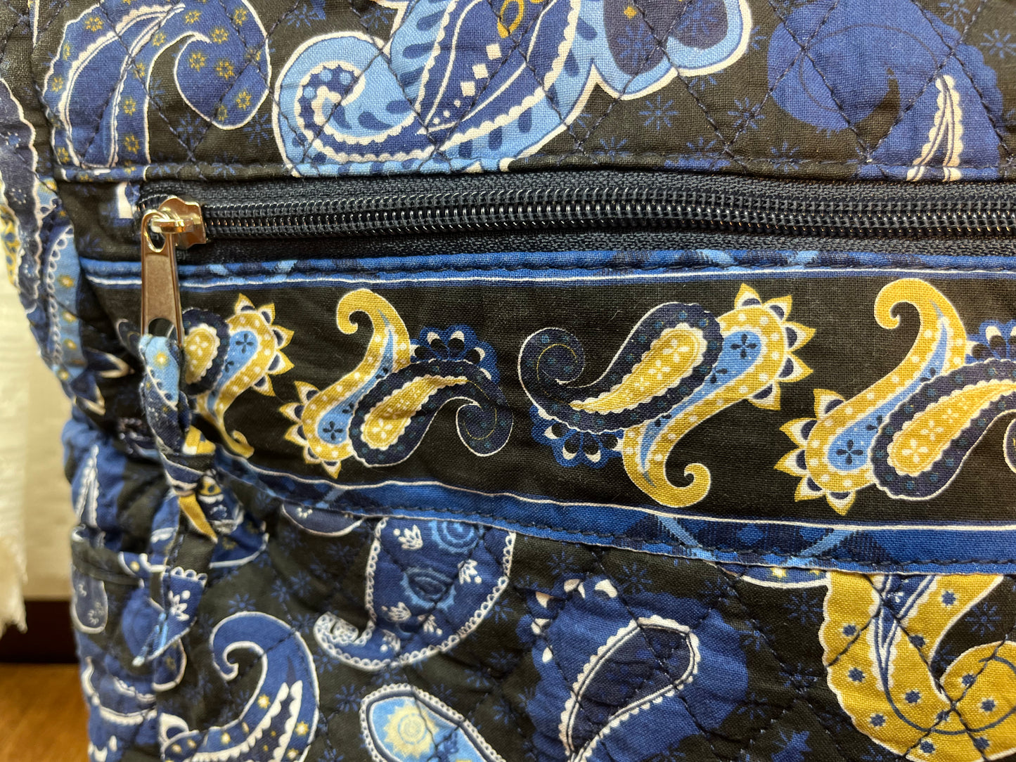 Blue Pattern Shoulder Bag